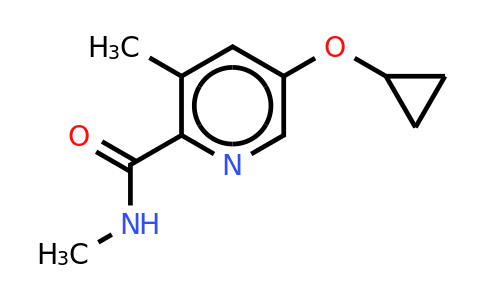 CAS 1243347-74-1 | 5-Cyclopropoxy-N,3-dimethylpicolinamide