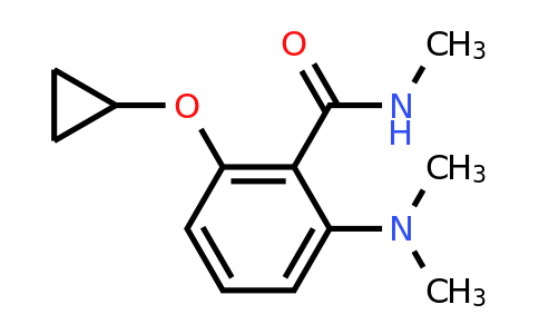 CAS 1243347-76-3 | 2-Cyclopropoxy-6-(dimethylamino)-N-methylbenzamide