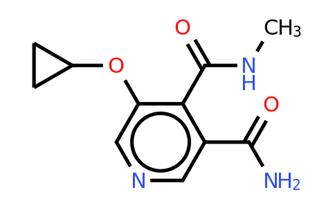 CAS 1243347-78-5 | 5-Cyclopropoxy-N4-methylpyridine-3,4-dicarboxamide