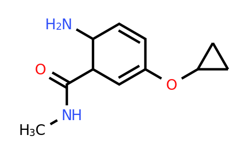 CAS 1243347-79-6 | 6-Amino-3-cyclopropoxy-N-methylcyclohexa-2,4-dienecarboxamide