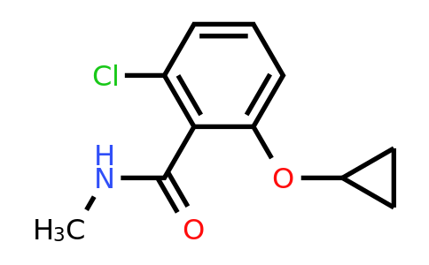 CAS 1243347-84-3 | 2-Chloro-6-cyclopropoxy-N-methylbenzamide