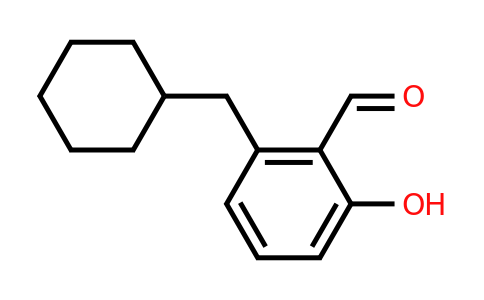 CAS 1243347-85-4 | 2-(Cyclohexylmethyl)-6-hydroxybenzaldehyde