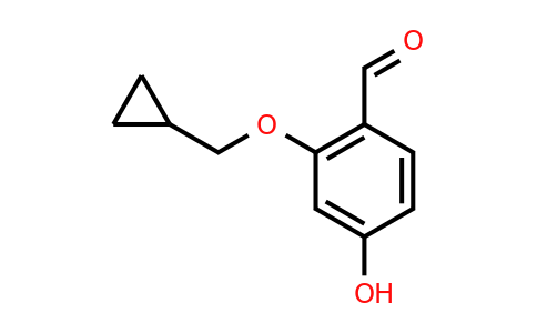 CAS 1243347-89-8 | 2-(Cyclopropylmethoxy)-4-hydroxybenzaldehyde