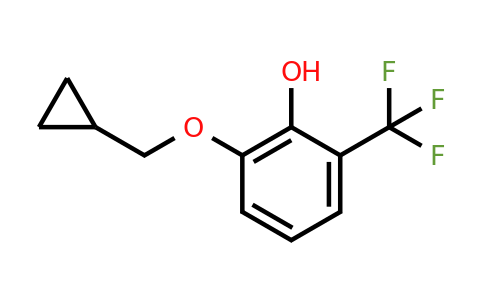 CAS 1243347-91-2 | 2-(Cyclopropylmethoxy)-6-(trifluoromethyl)phenol