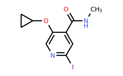 CAS 1243347-92-3 | 5-Cyclopropoxy-2-iodo-N-methylisonicotinamide