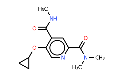 CAS 1243348-01-7 | 5-Cyclopropoxy-N2,N2,N4-trimethylpyridine-2,4-dicarboxamide