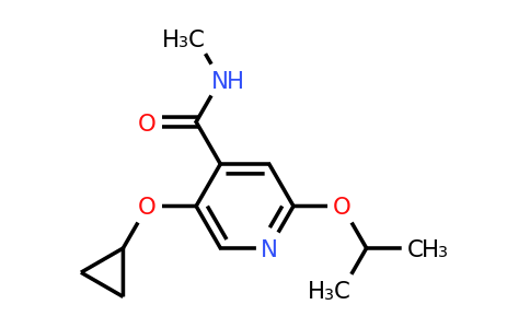CAS 1243348-05-1 | 5-Cyclopropoxy-2-isopropoxy-N-methylisonicotinamide