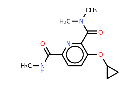CAS 1243348-18-6 | 3-Cyclopropoxy-N2,N2,N6-trimethylpyridine-2,6-dicarboxamide