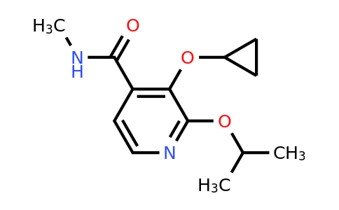 CAS 1243348-26-6 | 3-Cyclopropoxy-2-isopropoxy-N-methylisonicotinamide
