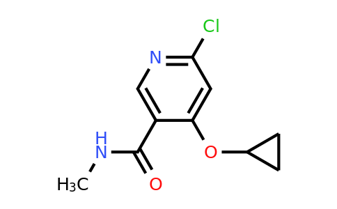 CAS 1243348-29-9 | 6-Chloro-4-cyclopropoxy-N-methylnicotinamide