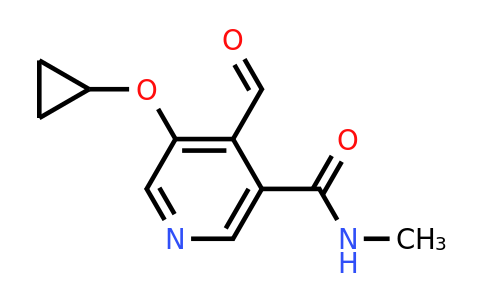 CAS 1243348-32-4 | 5-Cyclopropoxy-4-formyl-N-methylnicotinamide