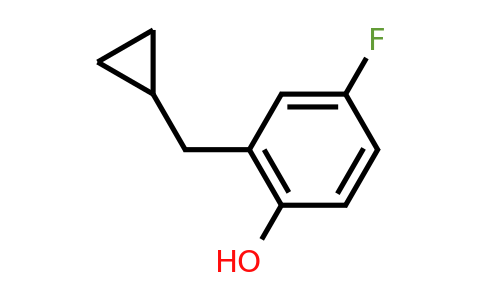 CAS 1243348-34-6 | 2-(Cyclopropylmethyl)-4-fluorophenol