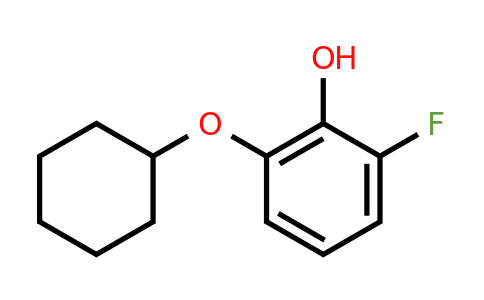 CAS 1243348-40-4 | 2-(Cyclohexyloxy)-6-fluorophenol