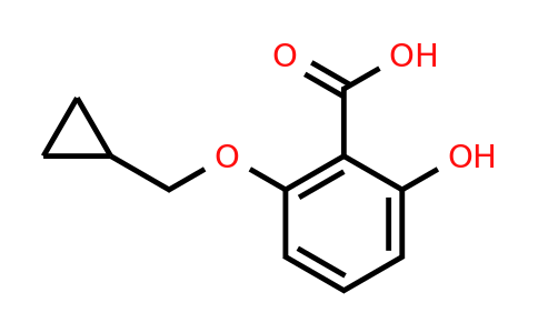 CAS 1243348-43-7 | 2-(Cyclopropylmethoxy)-6-hydroxybenzoic acid