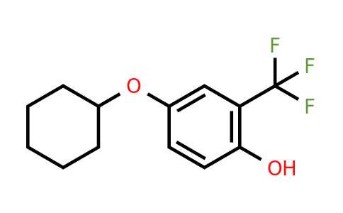CAS 1243348-45-9 | 4-(Cyclohexyloxy)-2-(trifluoromethyl)phenol