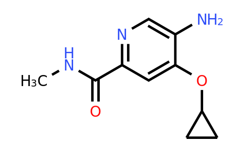 CAS 1243348-48-2 | 5-Amino-4-cyclopropoxy-N-methylpicolinamide