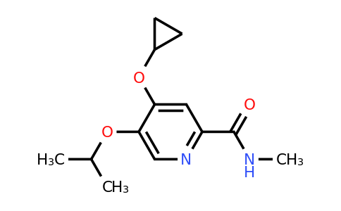 CAS 1243348-49-3 | 4-Cyclopropoxy-5-isopropoxy-N-methylpicolinamide