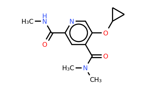 CAS 1243348-52-8 | 5-Cyclopropoxy-N2,N4,N4-trimethylpyridine-2,4-dicarboxamide