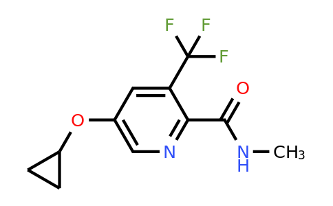 CAS 1243348-54-0 | 5-Cyclopropoxy-N-methyl-3-(trifluoromethyl)picolinamide