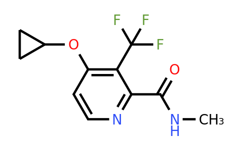 CAS 1243348-58-4 | 4-Cyclopropoxy-N-methyl-3-(trifluoromethyl)picolinamide