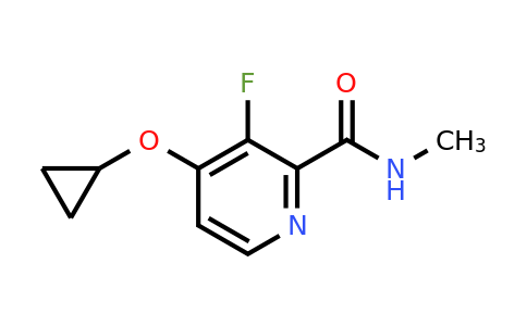 CAS 1243348-60-8 | 4-Cyclopropoxy-3-fluoro-N-methylpicolinamide