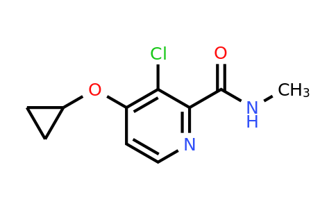 CAS 1243348-61-9 | 3-Chloro-4-cyclopropoxy-N-methylpicolinamide