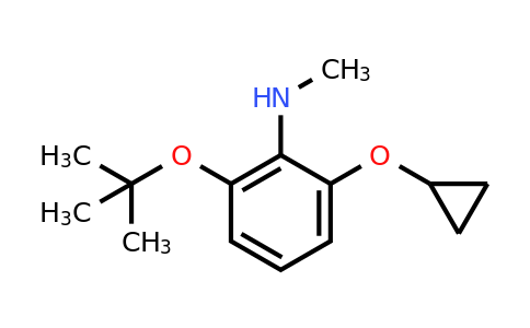 CAS 1243348-62-0 | 2-Tert-butoxy-6-cyclopropoxy-N-methylaniline