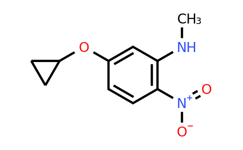 CAS 1243348-64-2 | 5-Cyclopropoxy-N-methyl-2-nitroaniline