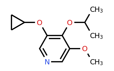 CAS 1243348-67-5 | 3-Cyclopropoxy-4-isopropoxy-5-methoxypyridine