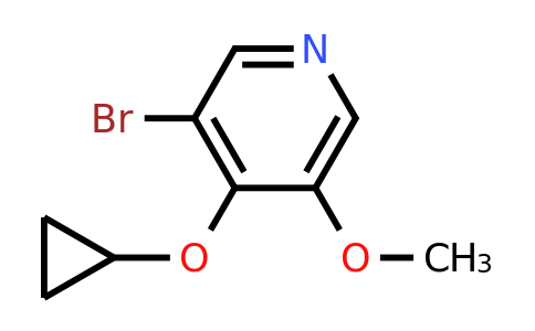 CAS 1243348-69-7 | 3-Bromo-4-cyclopropoxy-5-methoxypyridine