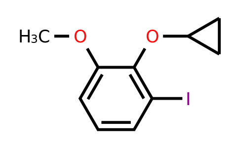 CAS 1243348-70-0 | 2-Cyclopropoxy-1-iodo-3-methoxybenzene