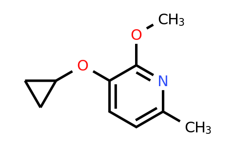 CAS 1243348-71-1 | 3-Cyclopropoxy-2-methoxy-6-methylpyridine