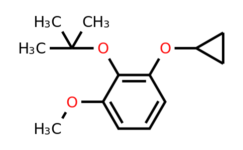 CAS 1243348-72-2 | 2-Tert-butoxy-1-cyclopropoxy-3-methoxybenzene