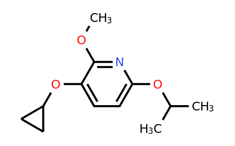 CAS 1243348-74-4 | 3-Cyclopropoxy-6-isopropoxy-2-methoxypyridine
