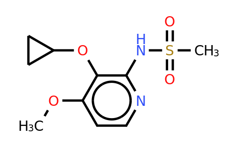 CAS 1243348-76-6 | N-(3-cyclopropoxy-4-methoxypyridin-2-YL)methanesulfonamide