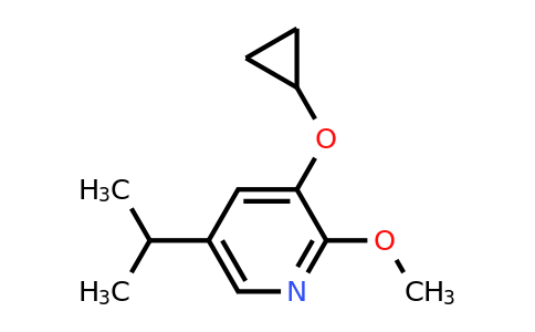 CAS 1243348-77-7 | 3-Cyclopropoxy-5-isopropyl-2-methoxypyridine