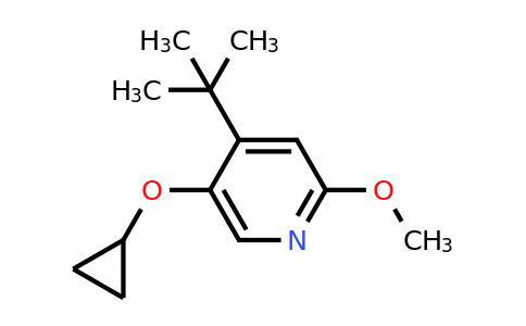 CAS 1243348-85-7 | 4-Tert-butyl-5-cyclopropoxy-2-methoxypyridine