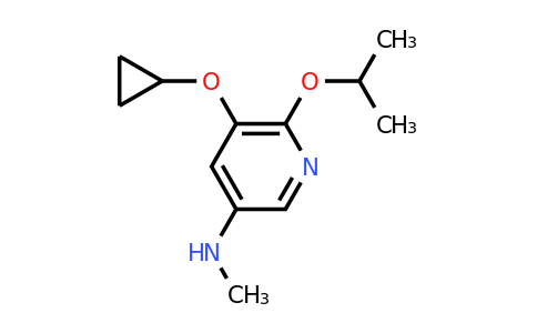 CAS 1243348-86-8 | 5-Cyclopropoxy-6-isopropoxy-N-methylpyridin-3-amine