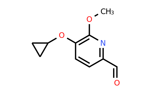 CAS 1243348-87-9 | 5-Cyclopropoxy-6-methoxypicolinaldehyde