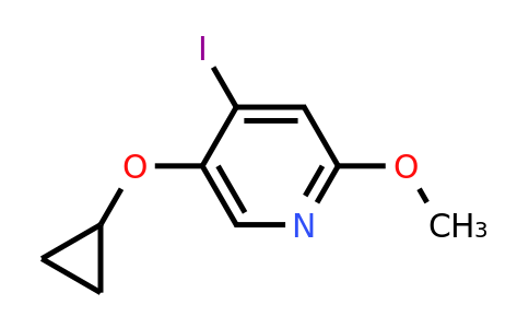 CAS 1243348-88-0 | 5-Cyclopropoxy-4-iodo-2-methoxypyridine