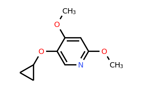 CAS 1243348-91-5 | 5-Cyclopropoxy-2,4-dimethoxypyridine