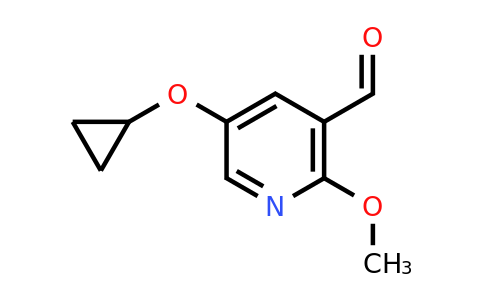 CAS 1243348-94-8 | 5-Cyclopropoxy-2-methoxynicotinaldehyde