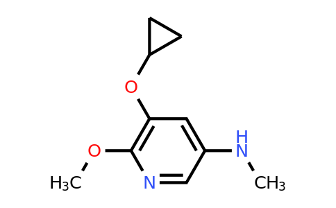 CAS 1243348-99-3 | 5-Cyclopropoxy-6-methoxy-N-methylpyridin-3-amine