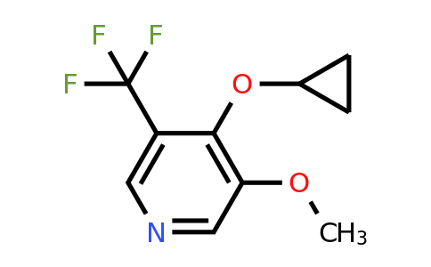 CAS 1243349-00-9 | 4-Cyclopropoxy-3-methoxy-5-(trifluoromethyl)pyridine