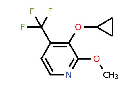 CAS 1243349-01-0 | 3-Cyclopropoxy-2-methoxy-4-(trifluoromethyl)pyridine