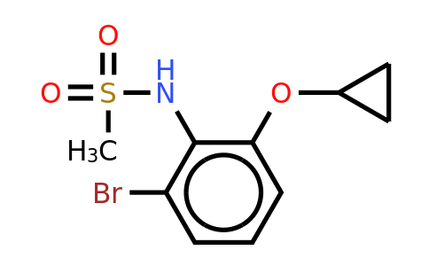 CAS 1243349-02-1 | N-(2-bromo-6-cyclopropoxyphenyl)methanesulfonamide