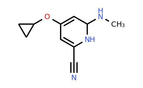 CAS 1243349-03-2 | 4-Cyclopropoxy-6-(methylamino)-1,6-dihydropyridine-2-carbonitrile
