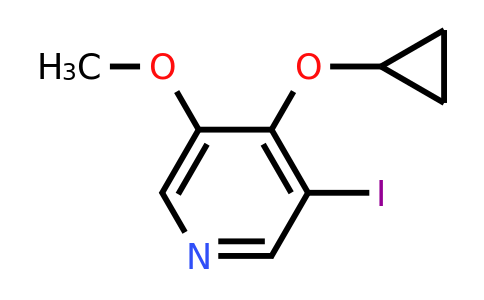 CAS 1243349-04-3 | 4-Cyclopropoxy-3-iodo-5-methoxypyridine