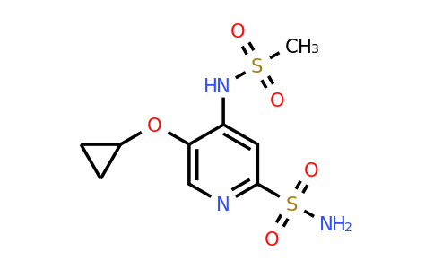 CAS 1243349-06-5 | 5-Cyclopropoxy-4-(methylsulfonamido)pyridine-2-sulfonamide