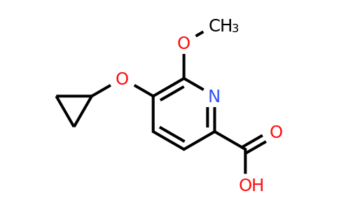 CAS 1243349-08-7 | 5-Cyclopropoxy-6-methoxypicolinic acid